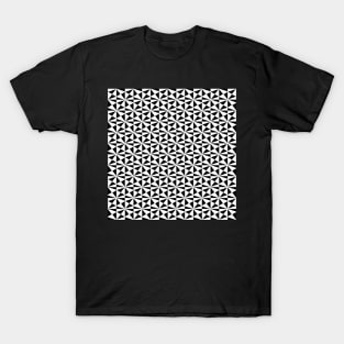 Triangles in black and white T-Shirt